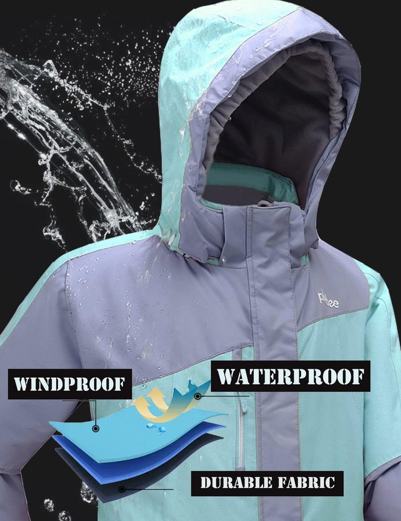 PHIBEE Store Girls' Sportswear Waterproof Windproof Snowboard Ski Jacket - Image 3